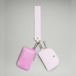 lulu dual pouch wristlet